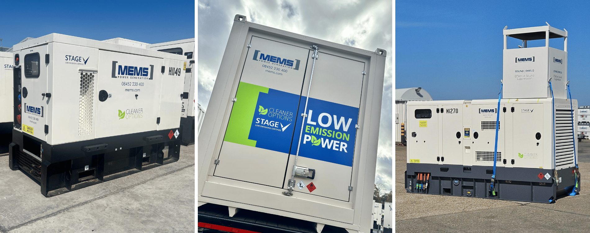 Stage 5 Generators Low-Emission Power Solutions by MEMS